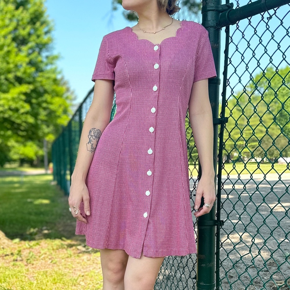1990s Sweetheart Dress